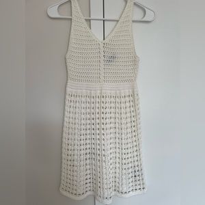 Top shop White crochet cover up